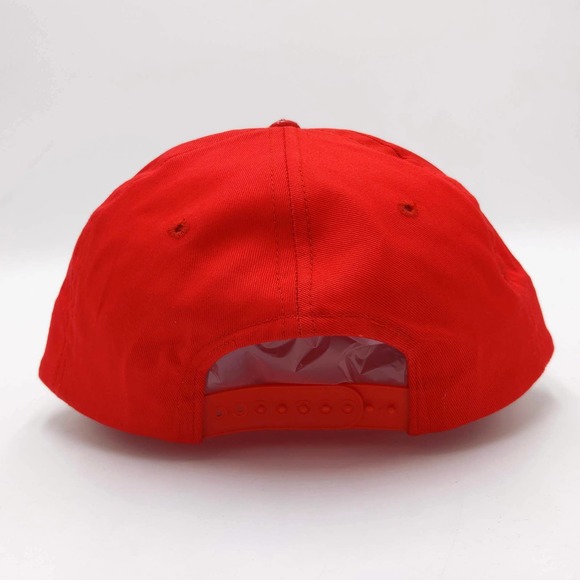 Vintage Fill-Rite Snapback Trucker Hat 90s Work Cap Industrial Advertising Red - Picture 7 of 9